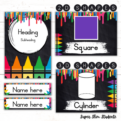 Crayon Classroom Theme (Foundation Phase)