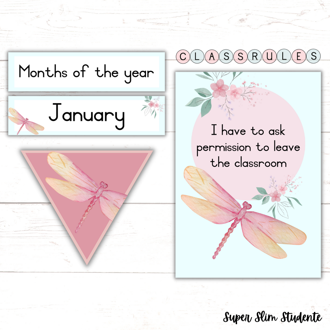 Dragonfly Classroom Theme (Version 2.0)