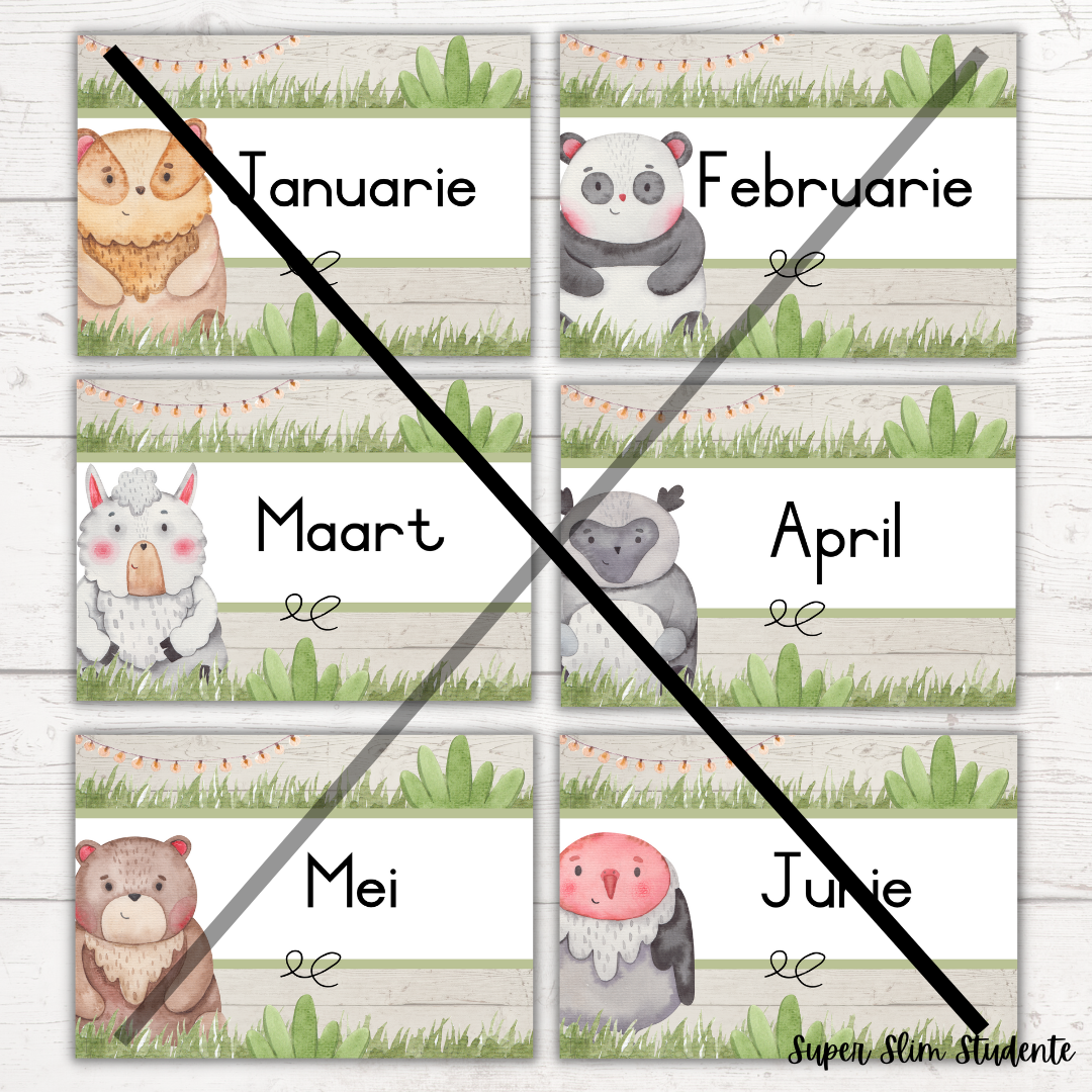 Animals Months Of The Year