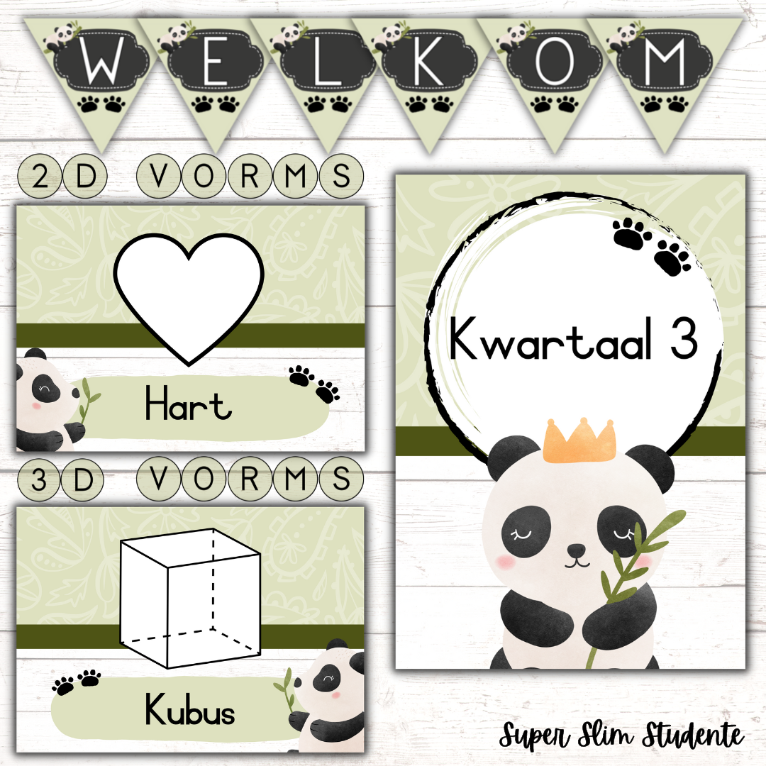 Panda Classroom Theme