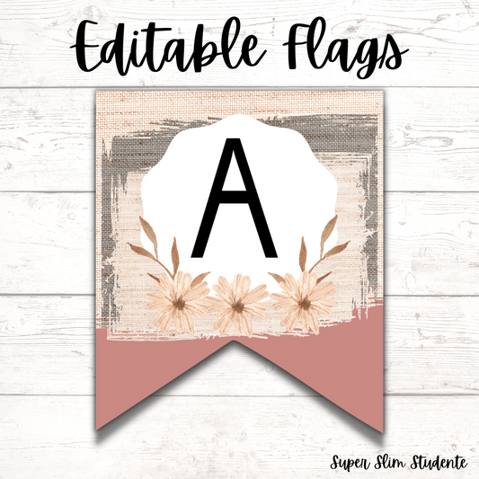 Editable Flags (Neutral Deer Theme)